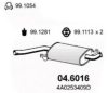 AUDI 4A0253409D Middle Silencer